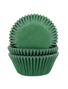 Formas Cupcakes Verde Escuro